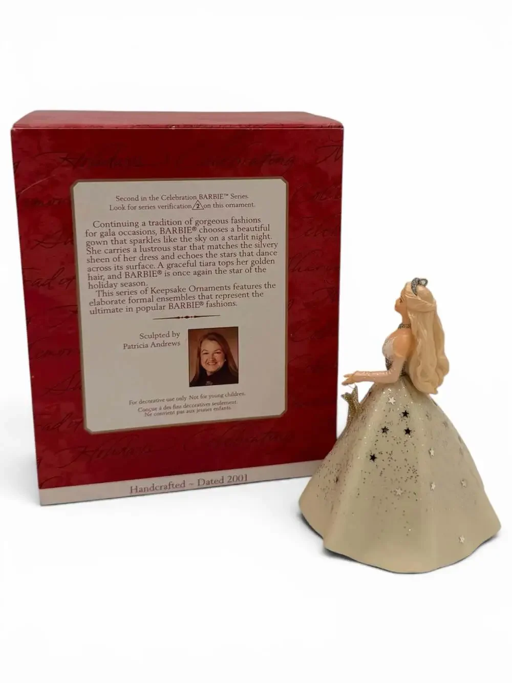 2001 Hallmark Keepsake Celebration Barbie Special Edition Ornament